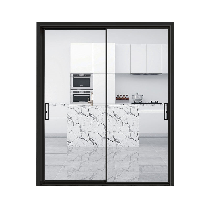 Erschwingliche Custom Aluminium Schmalrahmen Schiebetüren aus Glas für Projektfenster Design