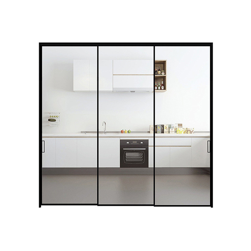 Erschwingliche Custom Aluminium Schmalrahmen Schiebetüren aus Glas für Projektfenster Design