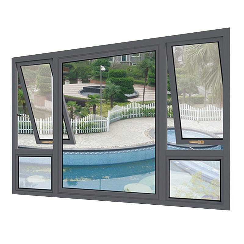 Anpassung von Hängenden Vorhang-Typ Aluminium-Oberhang-Fenster für Original-Design-Projekte