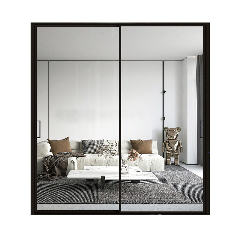 Herstellung von Schiebetüren aus Glas mit minimalistischem Design