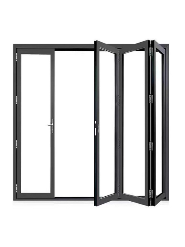 Aluminium Balkon Glas Klapptür im europäischen Stil