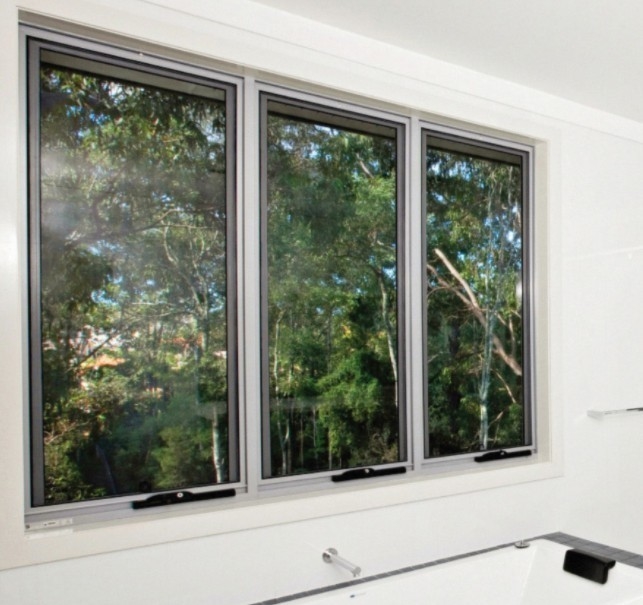 Weiterentwickelte FuE-Fenster aus Aluminium mit Hangvorhang mit Luftdichtheit von Stufe 8
