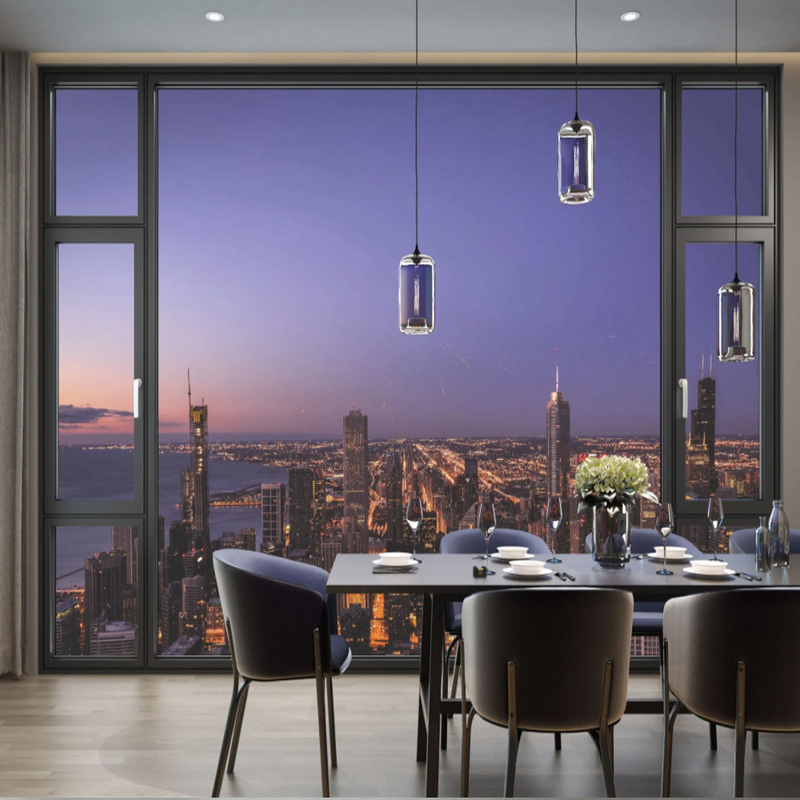 Erschwingliche Schlafzimmer Fenster mit Glas und 5 27A 55 9A 5 12A 5 Aluminiumlegierung