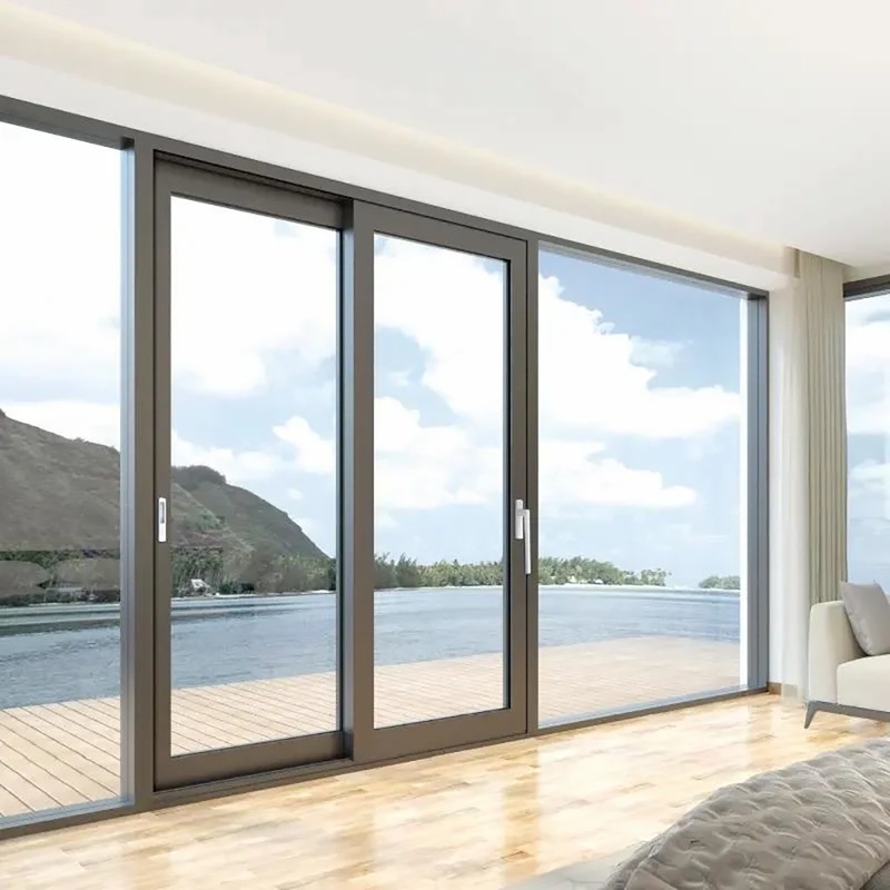 Minimalistischer Design-Stil Supergroße Hochpräzision Aluminiumlegierung Lift Schiebetür