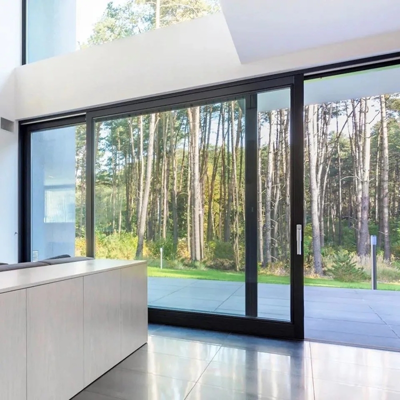Minimalistischer Design-Stil Supergroße Hochpräzision Aluminiumlegierung Lift Schiebetür