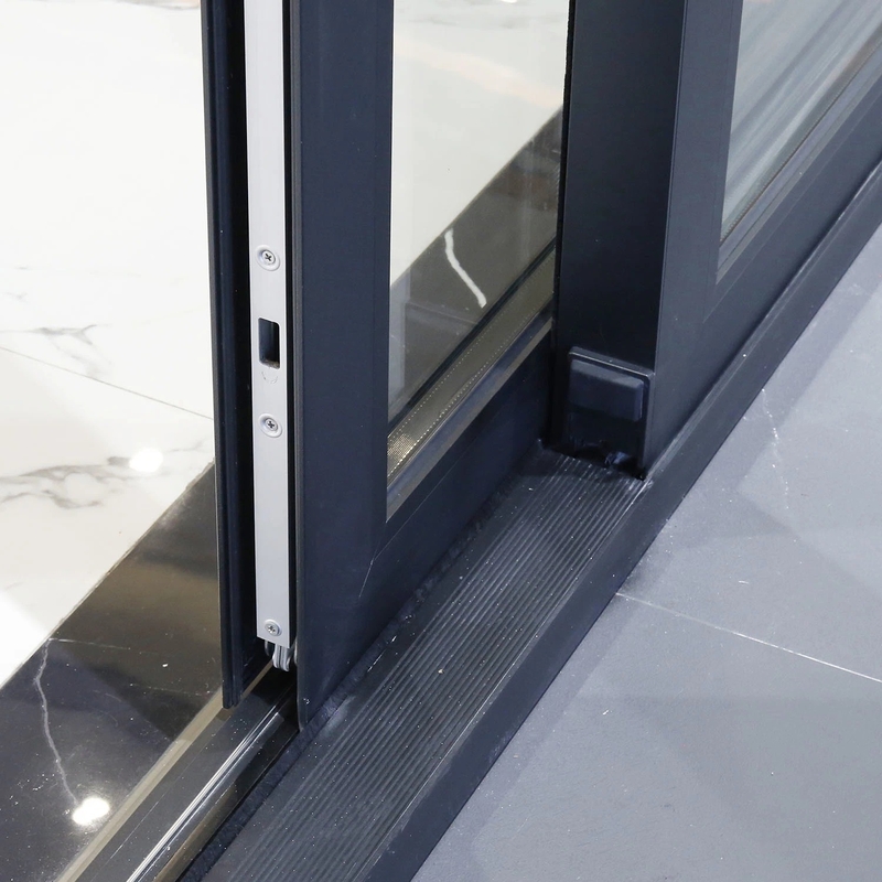 Schiebetüren mit Doppelverglasung aus Aluminiumlegierung mit thermischer Trennung zur Schalldämmung und zum Heben