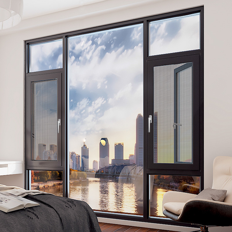 8-Wege-Dichtung Aluminium-Gehäuse-Fenster für modernes Design und hohe Haltbarkeit zu erschwinglichen Preisen