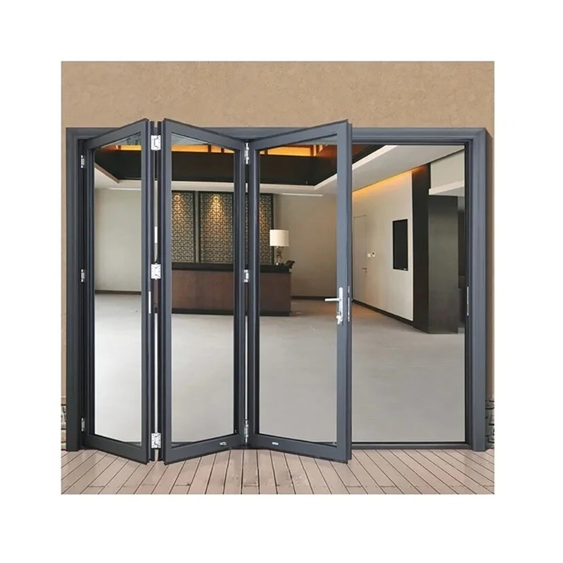 Akkordeon Aluminium Klapptür Neues Design 10 Verschlussschichten 35dB Schalldämmung