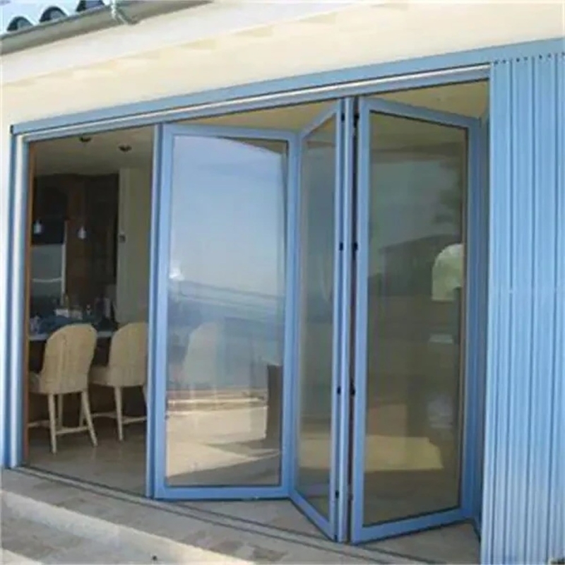 Akkordeon Aluminium Klapptür Neues Design 10 Verschlussschichten 35dB Schalldämmung