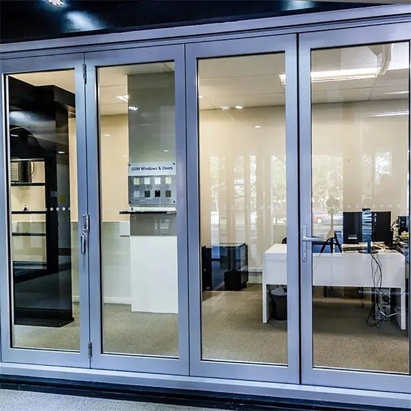 Akkordeon Aluminium Klapptür Neues Design 10 Verschlussschichten 35dB Schalldämmung