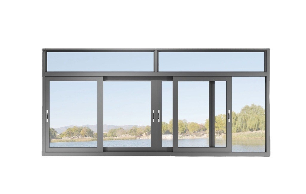 8-Wege-Dichtung Aluminium-Schiebefenster Ideal für Schalldämmung in Wohnungsbau-Projekt