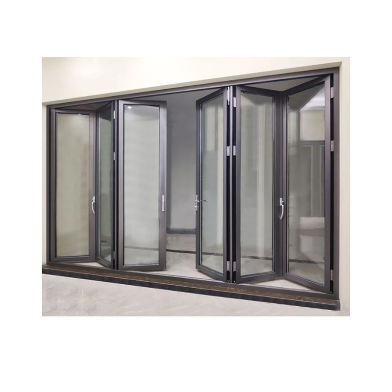 Modernes Design Aluminium-Legierungsrahmen Thermal Break Low-E Glas Bifold Tür zu erschwinglichen Preisen