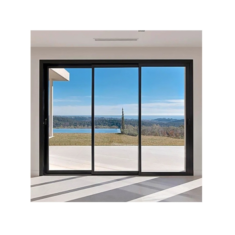 Optionale Farbe Wärmebrüche Doppelgehärtet Sicherheit Aluminium Glas Schiebetür 10% Rabatt