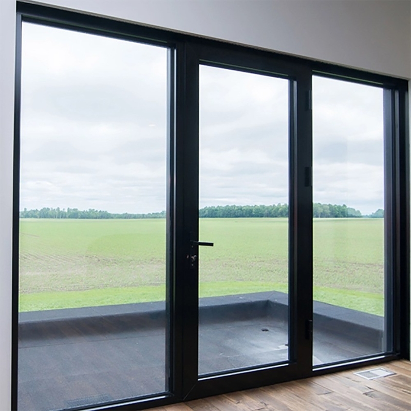 Optional Farbe Aluminium Französisch Glas Türen für Home Office Patio Casement Einfahrt