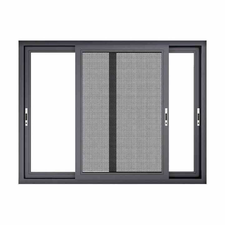 Schiebefenster der SKATE 85-Serie aus Aluminium Kleinglasfenster für langlebige Luftdichte