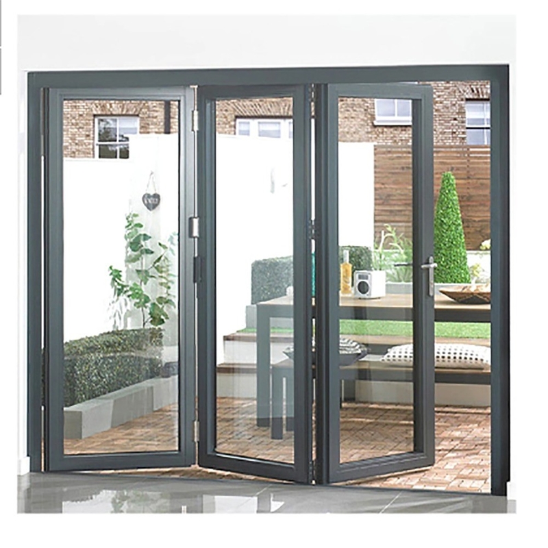 Bi-Fold-Tür ISO14001 kundenspezifisches Projektdesign mit optionaler Farbe und 70 mm Breite