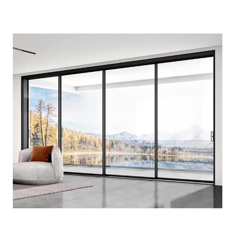 Fassaden Dekoration Lösung 70mm Aluminium Schiebetür für Service Wohnung Stadthaus