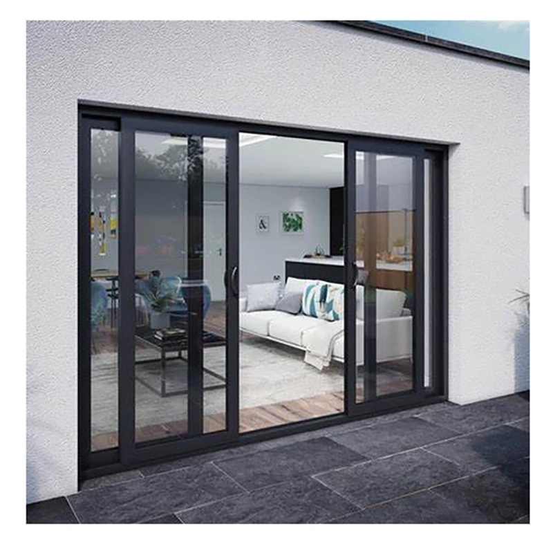 Fassaden Dekoration Lösung 70mm Aluminium Schiebetür für Service Wohnung Stadthaus