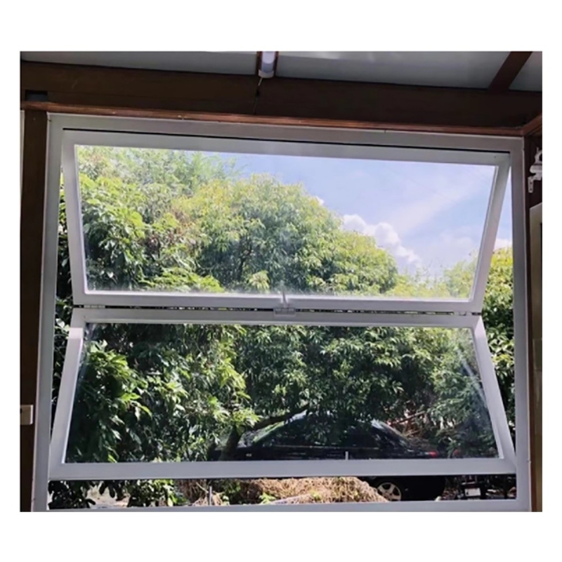 70mm Breite Aluminiumlegierungsrahmen BI Klappfenster mit modernem Design und Gleitfenster