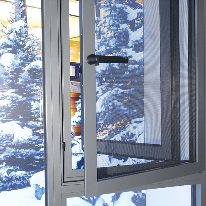 Energie schalldicht Doppelverglasung Gehärtetes Glas Aluminiumprofil Neigungs- und Drehfenster