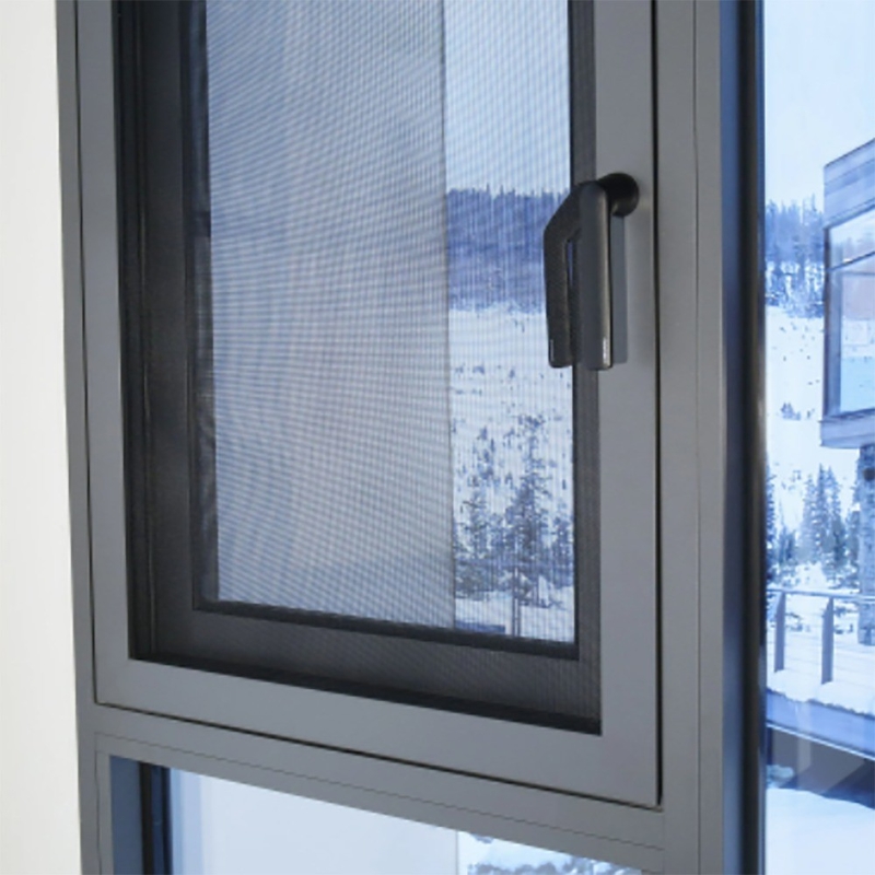 Energie schalldicht Doppelverglasung Gehärtetes Glas Aluminiumprofil Neigungs- und Drehfenster
