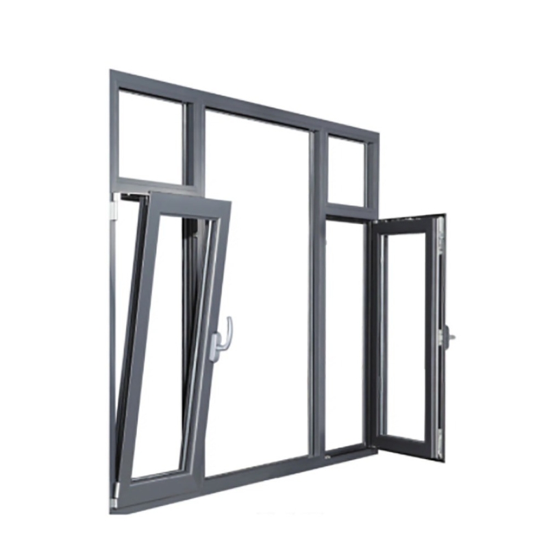 Winddruckbeständigkeit Stufe 9 Wärmeverstärkende Fenster aus Aluminiumlegierung