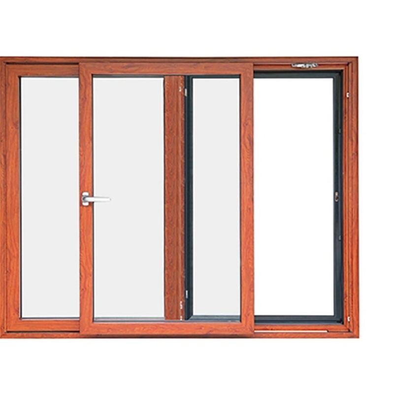 Neues Design Aluminium-Rutschfenster mit 1,1 Watt/ (m2·K) Wärmedämmleistung für Haus und Büro