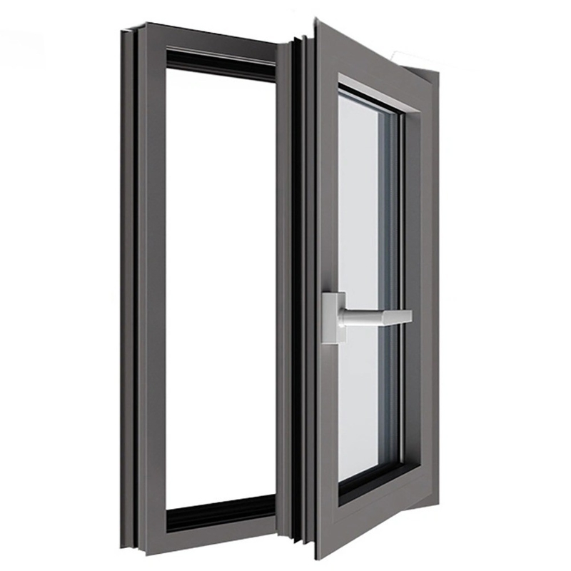 Französische Fenster aus Glas mit 304 Edelstahl-Gitter und SKATE Originalhardware