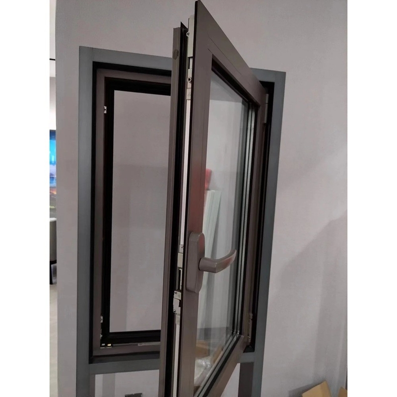 Französische Fenster aus Glas mit 304 Edelstahl-Gitter und SKATE Originalhardware
