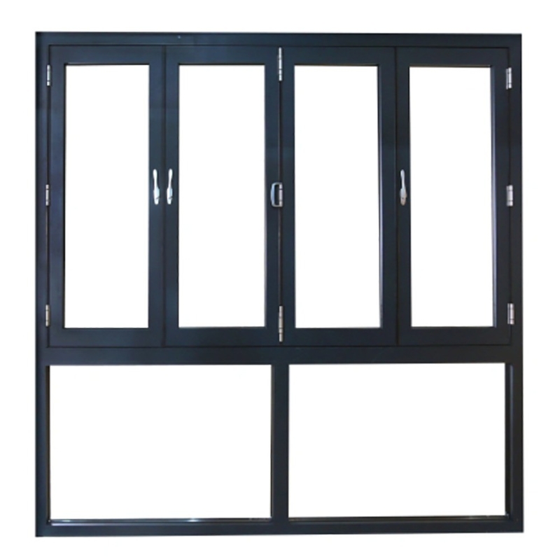 Anpassungsgröße Thermal Break Aluminium Casement Glasfenster für hängende Vorhänge Lösung