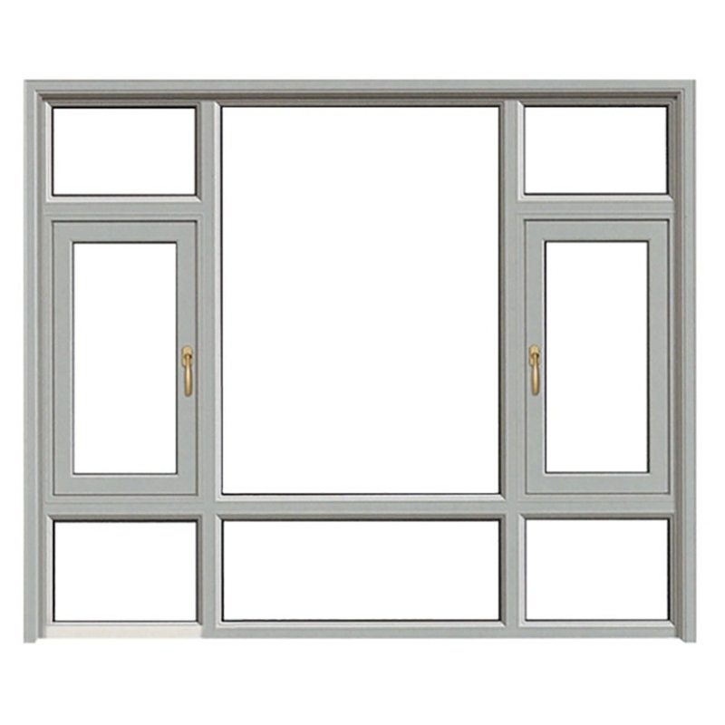 Anpassungsgröße Thermal Break Aluminium Casement Glasfenster für hängende Vorhänge Lösung