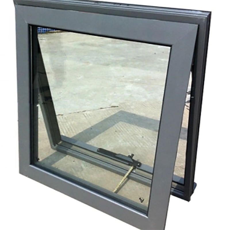 Stufe 6 Wasserdichtheit SKATE Schwarze Markise Fenster mit Aluminiumrahmen