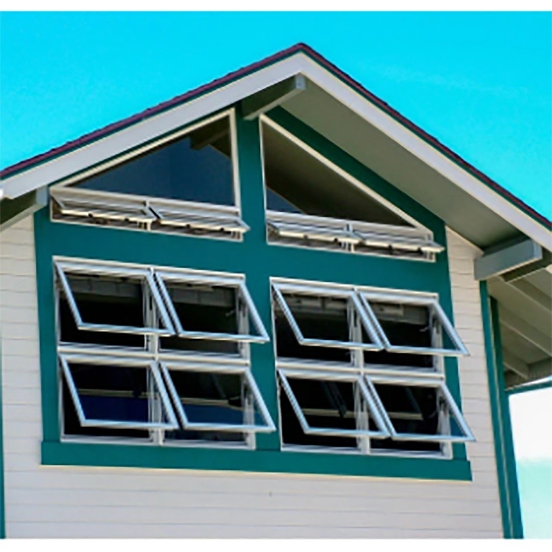 Stufe 6 Wasserdichtheit SKATE Schwarze Markise Fenster mit Aluminiumrahmen