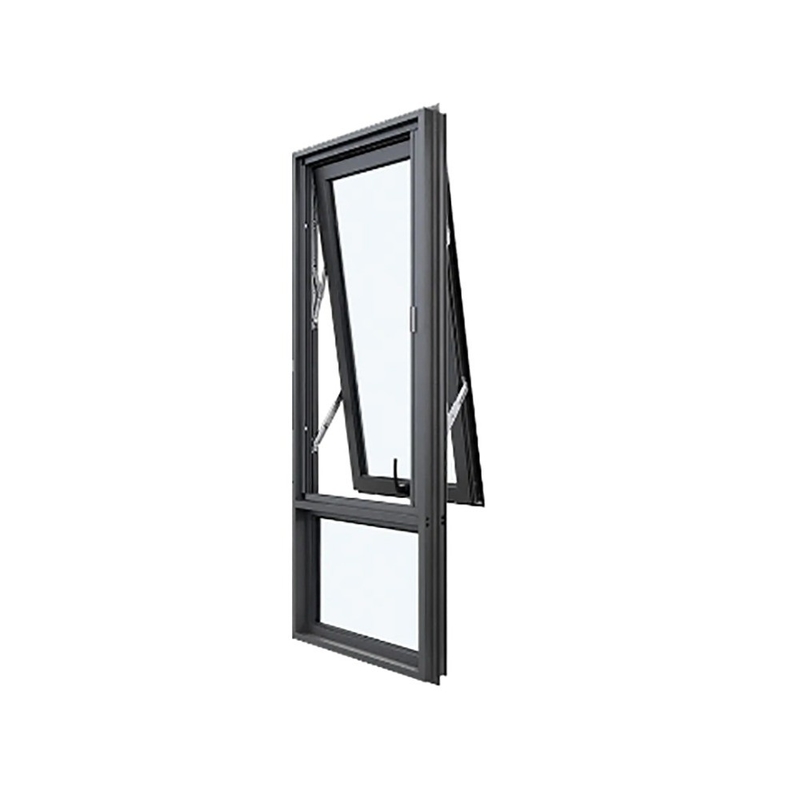 Stufe 9 Widerstand gegen Winddruck Hängende Aluminium-Oberhang Fenster für kundenspezifische Design-Projekt