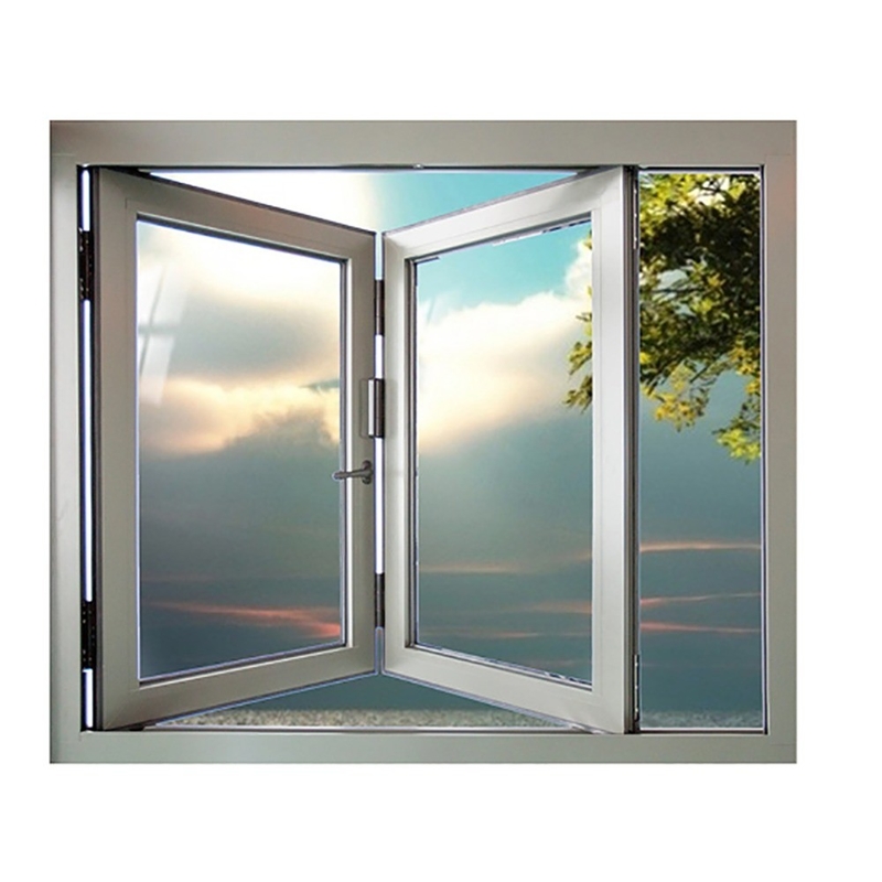 Stufe 9 Widerstand gegen Winddruck Zweifachfenster aus thermischem Aluminiumprofil