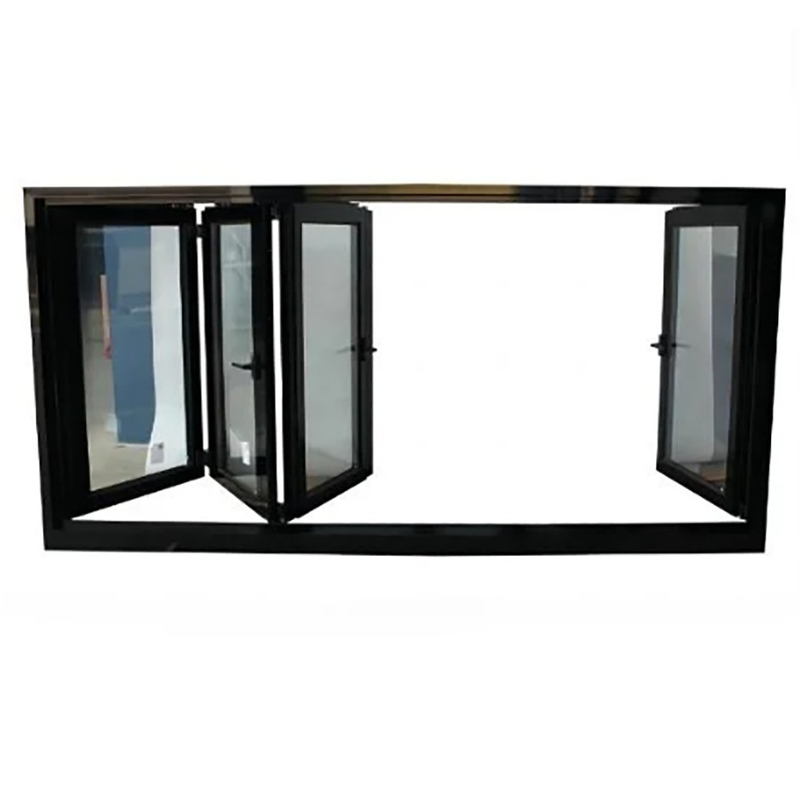 Stufe 9 Widerstand gegen Winddruck Zweifachfenster aus thermischem Aluminiumprofil