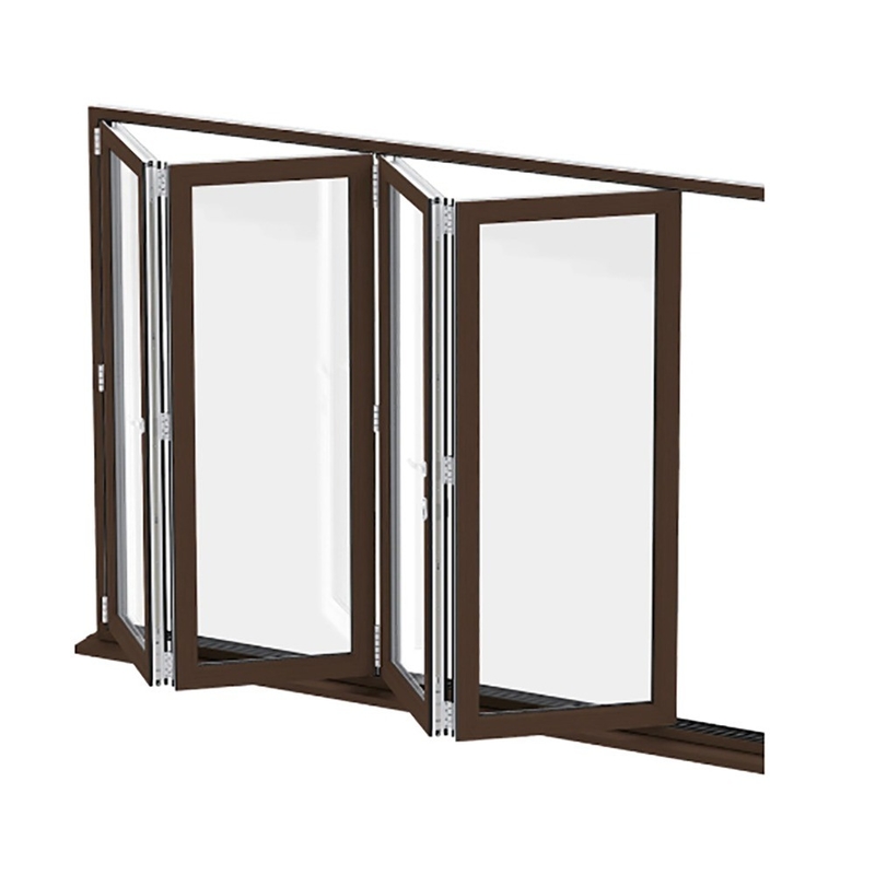 Stufe 9 Widerstand gegen Winddruck Zweifachfenster aus thermischem Aluminiumprofil