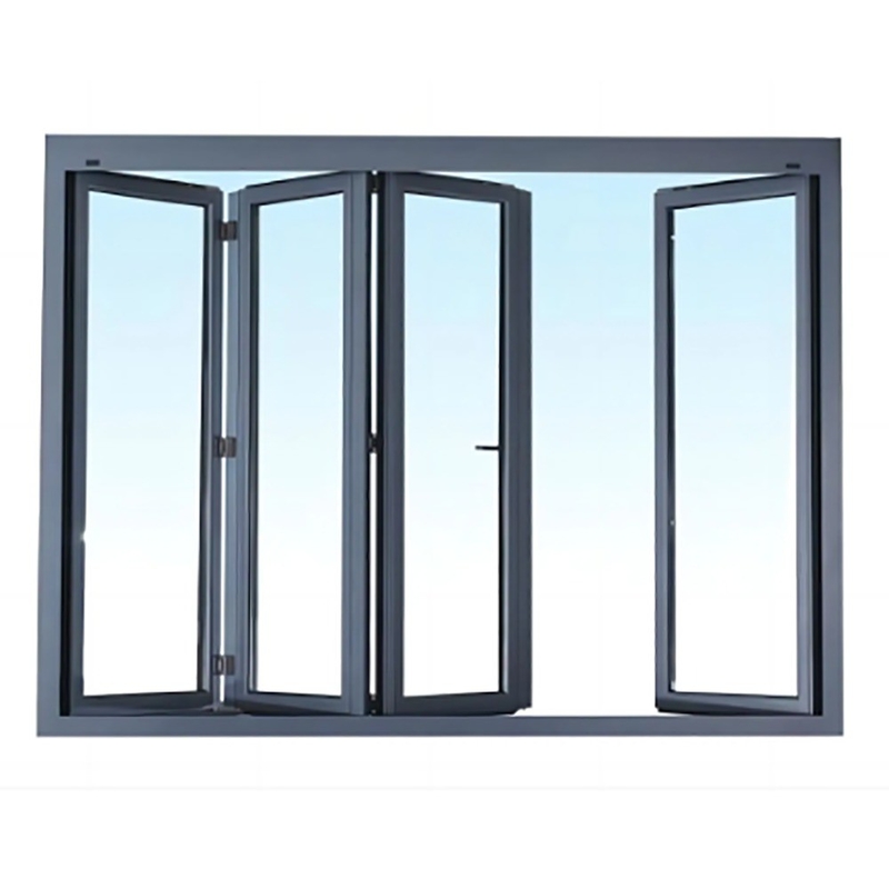 Stufe 9 Widerstand gegen Winddruck Zweifachfenster aus thermischem Aluminiumprofil