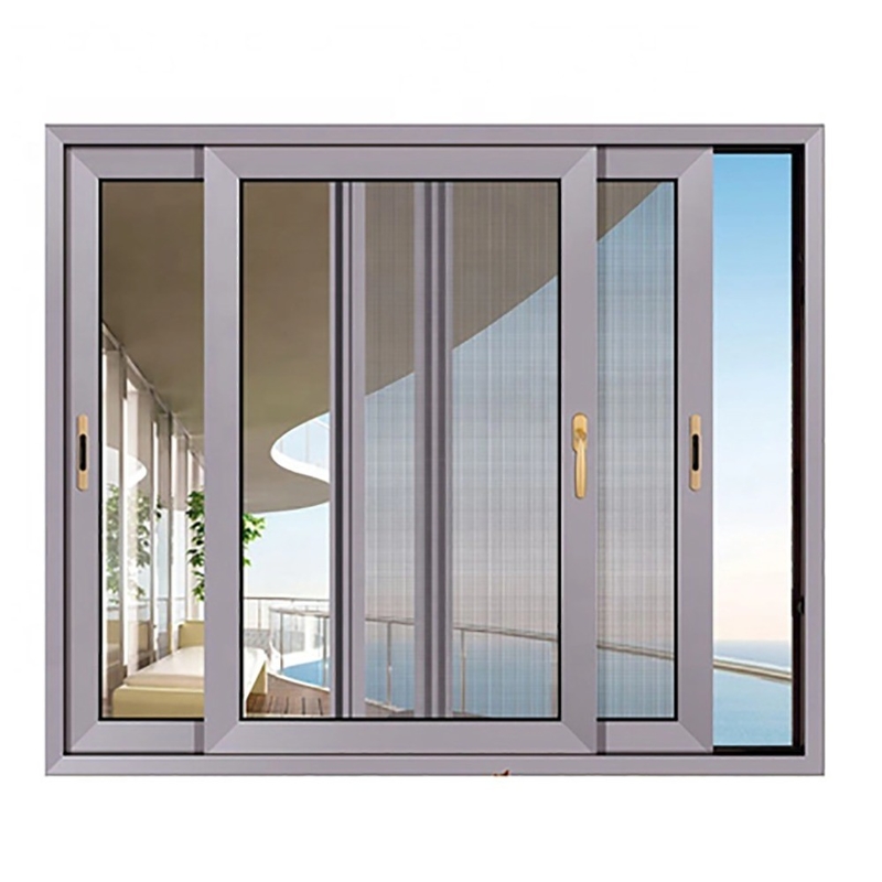 Fashion Style Aluminiumlegierung Schiebefenster mit horizontalen Öffnungsmuster durch Forschung und Entwicklung
