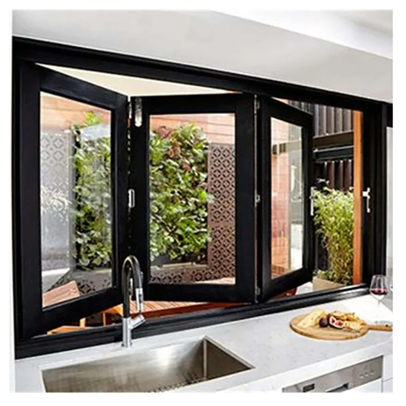 Wärmeabbruch-Aluminiumlegierung Bi-Fold-Fenster mit hoher Wärmedämmung für Wohnungen