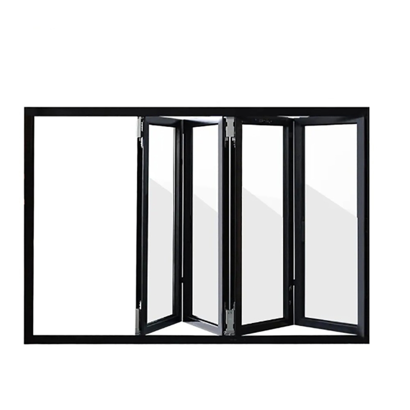 Aluminiumlegierung Bi-Fold Fenster Schalldicht und Winddruckbeständig für Händler