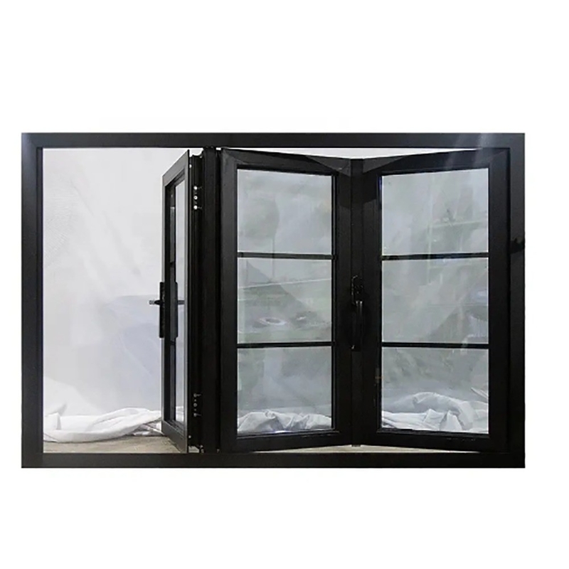 Aluminiumlegierung Bi-Fold Fenster Schalldicht und Winddruckbeständig für Händler