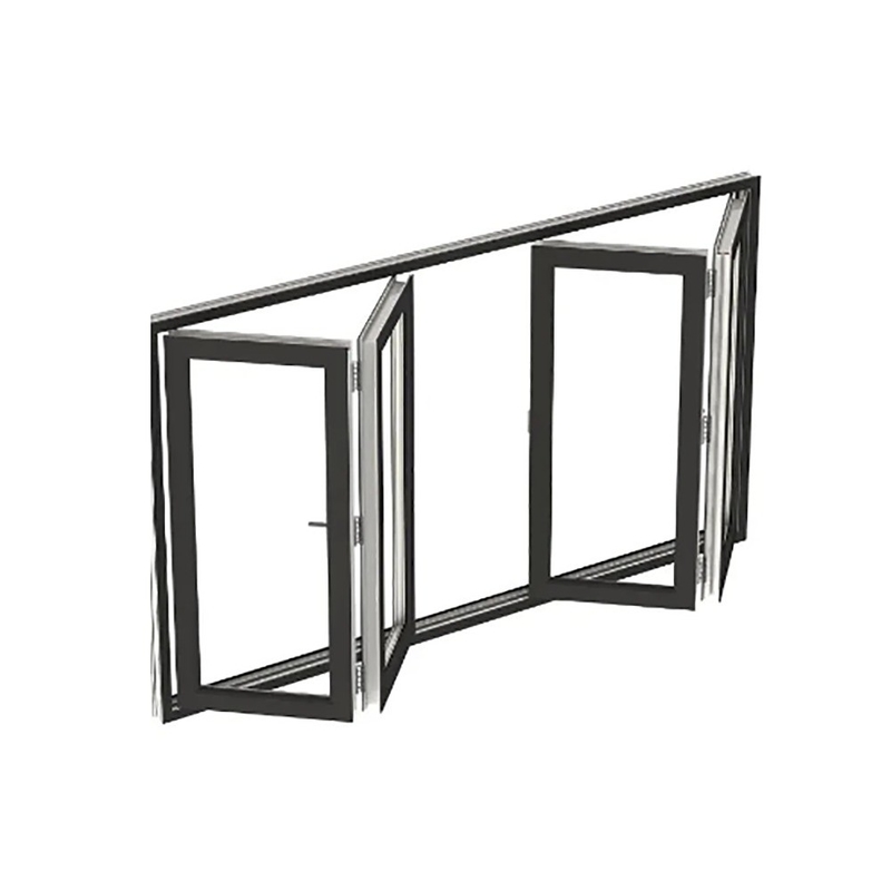 Aluminiumlegierung Bi-Fold Fenster Schalldicht und Winddruckbeständig für Händler