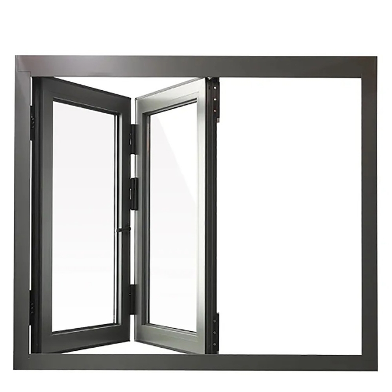 Aluminiumlegierung Bi-Fold Fenster Schalldicht und Winddruckbeständig für Händler