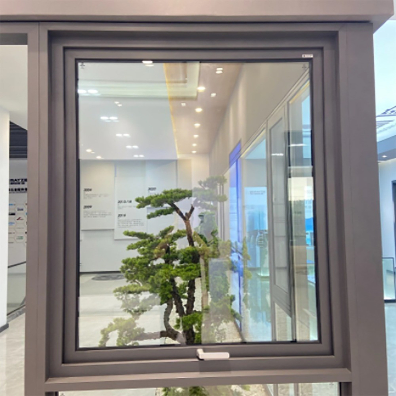 Custom Made Aluminium Top Hung Home Window mit Doppelglas und Luftdichtheit Stufe 8