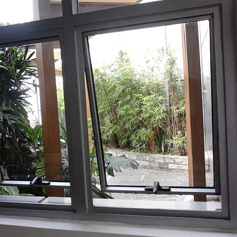 Custom Made Aluminium Top Hung Home Window mit Doppelglas und Luftdichtheit Stufe 8