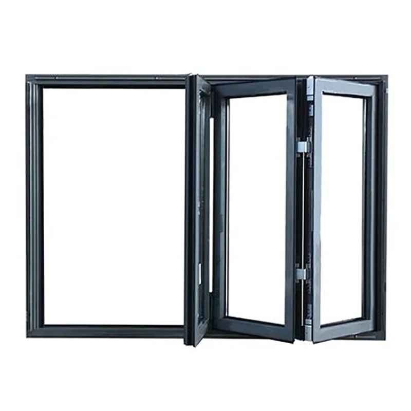 Faltflächige Fenster mit einem Wärmedämmungskoeffizient von ≤ 21