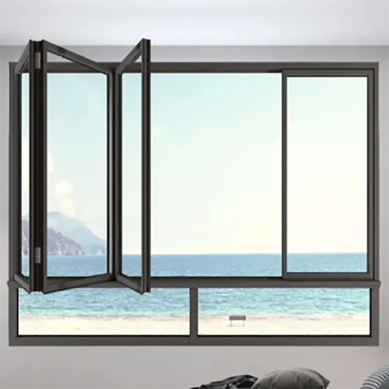 Faltflächige Fenster mit einem Wärmedämmungskoeffizient von ≤ 21