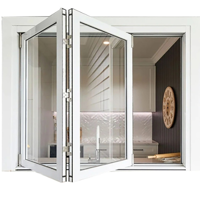 Faltflächige Fenster mit einem Wärmedämmungskoeffizient von ≤ 21
