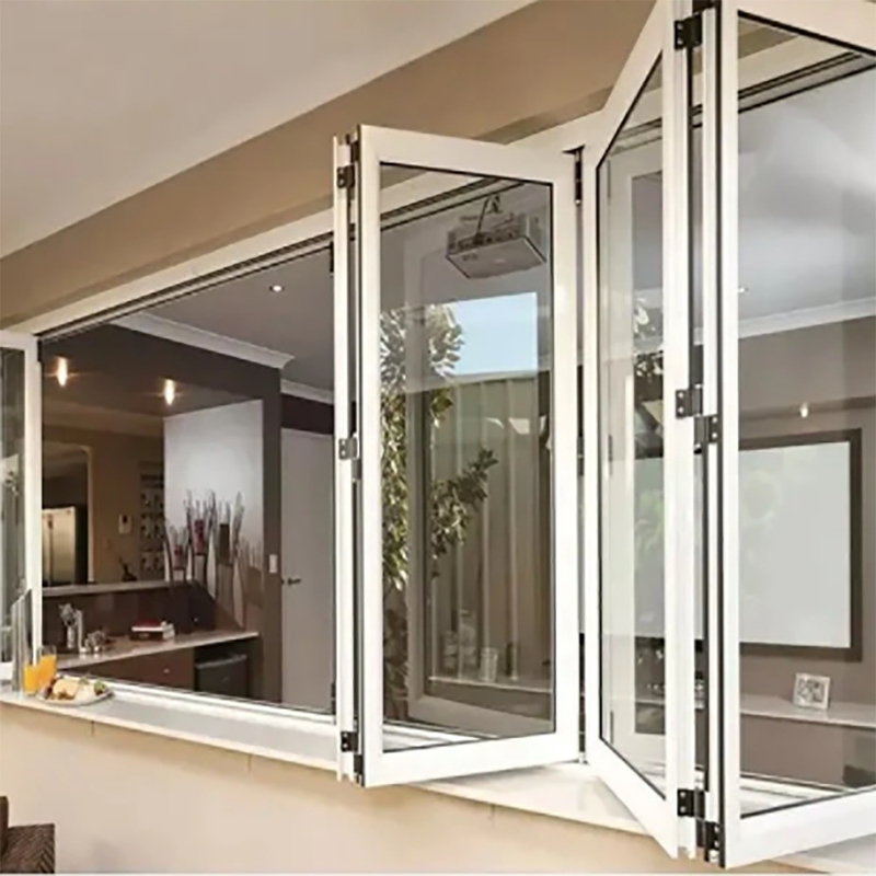 Faltflächige Fenster mit einem Wärmedämmungskoeffizient von ≤ 21